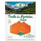 Truite fumée des Pyrénées - PÊCHERIES BASQUES - Carrefour à Béziers Truite fumée des Pyrénées - PÊCHERIES BASQUES en promo chez Carrefour Béziers à 3,76 €