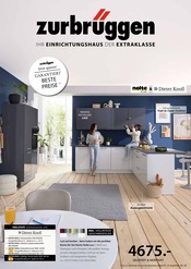 Aktueller Zurbrüggen Prospekt mit Küchenmöbel, "Küchen Online", Seite 1