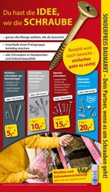 Aktueller Sonderpreis Baumarkt Prospekt mit Schrauben, "… da, wo du immer richtig liegst!", Seite 9