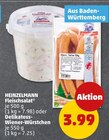 Fleischsalat oder Delikatess- Wiener-Würstchen im Angebot bei Penny in Rottenburg Fleischsalat oder Delikatess- Wiener-Würstchen Angebote von Heinzelmann bei Penny Rottenburg für 3,99 €