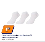 Pairz Sneakersocken aus Bambus im aktuellen Action Prospekt