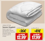 Sommer-Steppbett im Angebot bei Lidl in Bensheim Sommer-Steppbett Angebote von JOHN COTTON bei Lidl Bensheim für 12,99 €