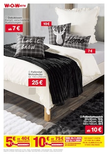 Wohndecke Angebot im aktuellen Woolworth Prospekt auf Seite 18