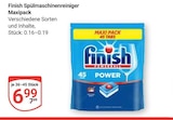 Aktuelle Geschirrspüler Angebote bei GLOBUS in Oberhausen Aktuelles Spülmaschinenreiniger Maxipack Angebot bei GLOBUS in Oberhausen ab 6,99 €