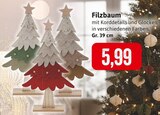 Aktuelle Künstlicher Weihnachtsbaum Angebote bei Kaufhaus Stolz in Lübeck Aktuelles Filzbaum Angebot bei Kaufhaus Stolz in Lübeck ab 5,99 €