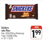 Snickers bei nah und gut im Gröditz Prospekt für 1,99 €