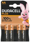 Plus Batterien von Duracell für 3,99 € bei Rossmann im Angebot Plus Batterien von Duracell im aktuellen Rossmann Prospekt