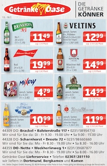 König Pilsener im aktuellen Getränke Oase Prospekt (Herne) König Pilsener im Getränke Oase Prospekt "Aktuelle Angebote" mit 1 Seiten (Herne)
