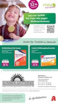 Aktueller mea - meine apotheke Prospekt "Unsere Dezember-Angebote" für Mittweida Aktueller mea - meine apotheke Prospekt für Mittweida mit Seiten