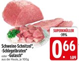 Schweine-Schnitzel im EDEKA Prospekt Schweine-Schnitzel von im aktuellen EDEKA Prospekt für 0,66 €