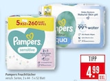 Sensitive Feuchttücher im Angebot bei Marktkauf in Sindelfingen Sensitive Feuchttücher Angebote von Pampers bei Marktkauf Sindelfingen für 4,99 €