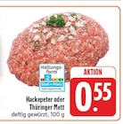 EDEKA Ilmenau - Hackepeter Angebot im Prospekt Hackepeter bei EDEKA im Ilmenau Prospekt für 0,55 €