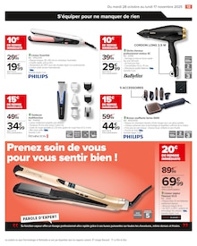 Promo Tondeuse multifonction dans le catalogue Carrefour du moment à la page 15