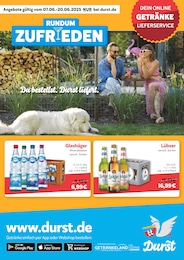 Durst.de Prospekt für Elmenhorst/Lichtenhagen mit 2 Seiten Durst.de Prospekt für Elmenhorst/Lichtenhagen: "Du bestellst. Durst liefert.", 2 Seiten, 07.06.2025 - 20.06.2025