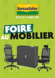 Prospectus Bureau Vallée à Distré, "FOIRE AU MOBILIER", 1 page, 03/03/2025 - 15/03/2025