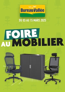 Prospectus Bureau Vallée à Sainte-Geneviève-des-Bois, "FOIRE AU MOBILIER", 1 page de promos valables du 03/03/2025 au 15/03/2025