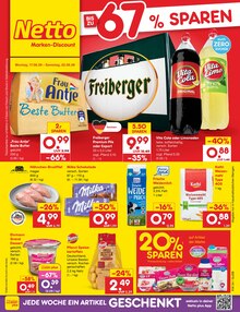 Milka im aktuellen Netto Marken-Discount Prospekt (Chemnitz) Milka im Netto Marken-Discount Prospekt "Aktuelle Angebote" mit 70 Seiten (Chemnitz)