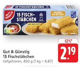 EDEKA - 15 Fischstäbchen Angebot im Prospekt 15 Fischstäbchen bei EDEKA im Prospekt "" für 2,19 €
