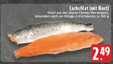 Lachsfilet (mit Haut) bei EDEKA im Verl Prospekt für 2,49 €