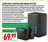 Dual Charger und Enduro Battery Angebote von GoPro bei Marktkauf Bochum für 69,99 €