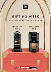 Aktueller Nespresso Elektromarkt Prospekt in Neunburg und Umgebung, "Gifting Week + bis zu 100 Kaffees geschenkt" mit 3 Seiten, 28.11.2024 - 01.12.2024