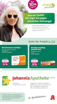 mea - meine apotheke Prospekt der KW 28 "Unsere Juli-Angebote" Aktueller mea - meine apotheke Prospekt "Unsere Juli-Angebote" Seite 1 von 4 Seiten