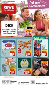 Aktueller REWE Prospekt "Dein Markt" Seite 1 von 27 Seiten für Gladbeck