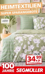 Bettwäsche Angebot & Preis im aktuellen Segmüller Prospekt Bettwäsche Angebot im aktuellen Segmüller Prospekt auf Seite 1
