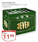 Aktuelle Jever Angebote bei GLOBUS in Ludwigshafen (Rhein) Aktuelles Jever Pilsener Fun Angebot bei GLOBUS in Ludwigshafen (Rhein) ab 11,99 €