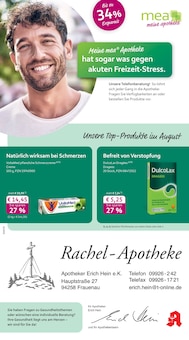 Aktueller mea - meine apotheke Prospekt "Unsere August-Angebote" Aktueller mea - meine apotheke Prospekt