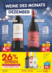 Wein im Netto Marken-Discount Prospekt "Aktuelle Angebote" mit 59 Seiten (Duisburg)