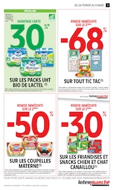 Lait Angebote im Prospekt "-60% DE REMISE IMMÉDIATE SUR LE 2ÈME" von Intermarché Super auf Seite 3