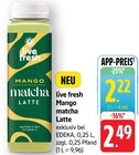 Mango matcha Latte Angebote von live fresh bei EDEKA Lahr für 2,22 €