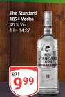 Aktuelles The Standard 1894 Vodka Angebot bei GLOBUS in Trier ab 9,99 €
