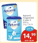 Folgemilch 2 oder 3 von Aptamil im aktuellen budni Prospekt für 14,99 €