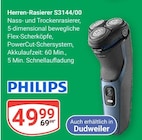 Herren-Rasierer S3144/00 von Philips für 49,99 € bei GLOBUS im Angebot Herren-Rasierer S3144/00 von Philips im aktuellen GLOBUS Prospekt