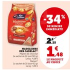 Madeleines - Ker Cadélac - U Express Madeleines - Ker Cadélac à 1,48 € dans le catalogue U Express