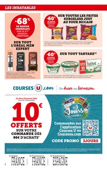 Catalogue Super U de la semaine 6, "Super U", page 2, 28/01/2025 - 09/02/2025 Prospectus Super U en cours, "Super U", page 2 sur 24
