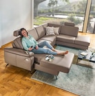 Polstermöbel Fischer Bruchsal - Wohnlandschaft Leder Angebot im Prospekt Wohnlandschaft Leder bei Polstermöbel Fischer im Bruchsal Prospekt für 1.888,00 €