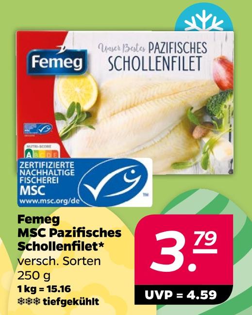 MSC Pazifisches Schollenfilet