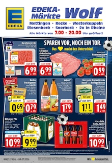 Coca Cola im EDEKA Prospekt "Aktuelle Angebote" mit 24 Seiten (Osnabrück)