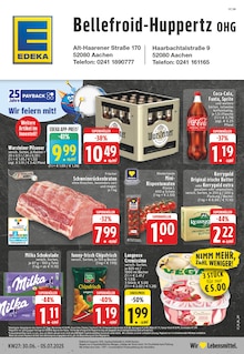 EDEKA Prospekt der Woche "Aktuelle Angebote" Seite 1, 30.06.2025 bis 05.07.2025 für Aachen Aktueller EDEKA Prospekt "Aktuelle Angebote" Seite 1 von 24 Seiten für Aachen