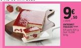 Entremet Fraisier en promo à 9,50 € chez E.Leclerc Entremet Fraisier dans le catalogue E.Leclerc