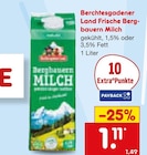 Aktuelle Milch Angebote bei Netto Marken-Discount in Reutlingen Aktuelles Frische Bergbauern Milch Angebot bei Netto Marken-Discount in Reutlingen ab 1,11 €