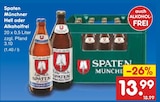 Münchner Hell im Angebot bei Netto Marken-Discount in Niederkassel Münchner Hell Angebote von Spaten bei Netto Marken-Discount Niederkassel für 13,99 €