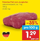 Aktuelles Falsches Filet vom Jungbullen Angebot bei Netto Marken-Discount in Hannover ab 1,29 €