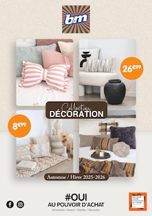 Prospectus B&M à Semécourt, "Collection DÉCORATION", 36 pages de promos valables du 22/10/2025 au 31/12/2025