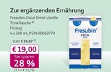 2 kcal Drink Vanille Angebote von Fresubin bei mea - meine apotheke Leverkusen für 19,00 €