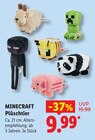 Plüschtier im Angebot bei Lidl in Detmold Plüschtier Angebote von MINECRAFT bei Lidl Detmold für 9,99 €