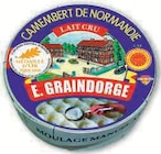 Camembert de Normandie AOP au lait cru - E.GRAINDORGE dans le catalogue Super U